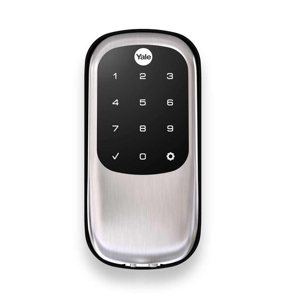 Locks Yale Security Assure Lock Key Free Touchscreen Deadbolt with Z-Wave Plus – Satin Nickel