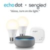 Voice Control Echo Dot (3rd Gen) bundle with Amazon Smart Plug – Heather Gray