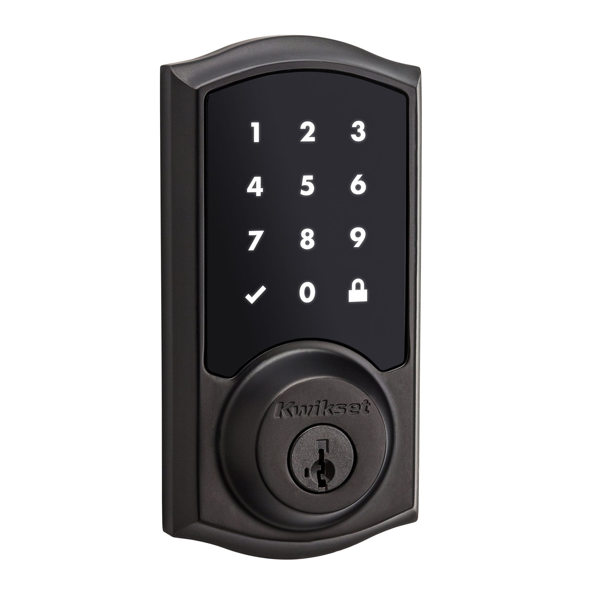 Locks Kwikset 99160-009 SmartCode ZigBee Touchscreen Smart Lock featuring SmartKey – Venetian Bronze